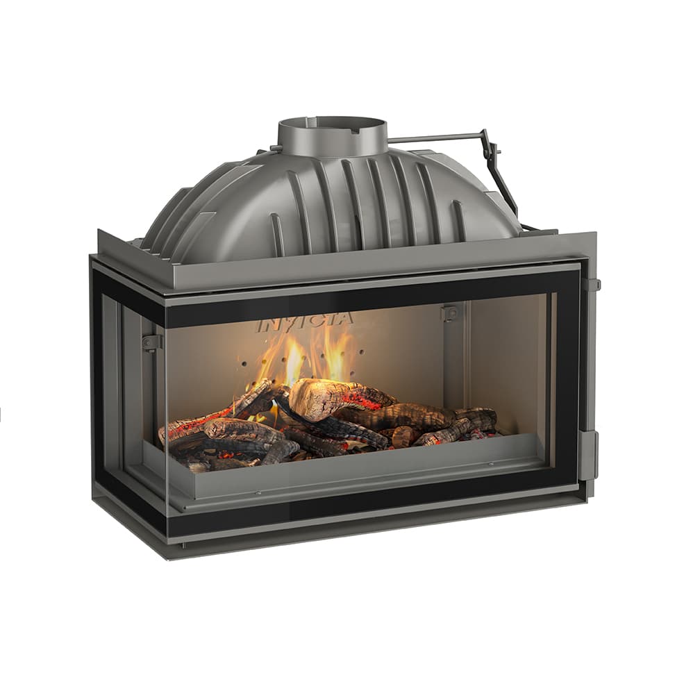 800 with Left-hand Glass Fireplaces & inserts