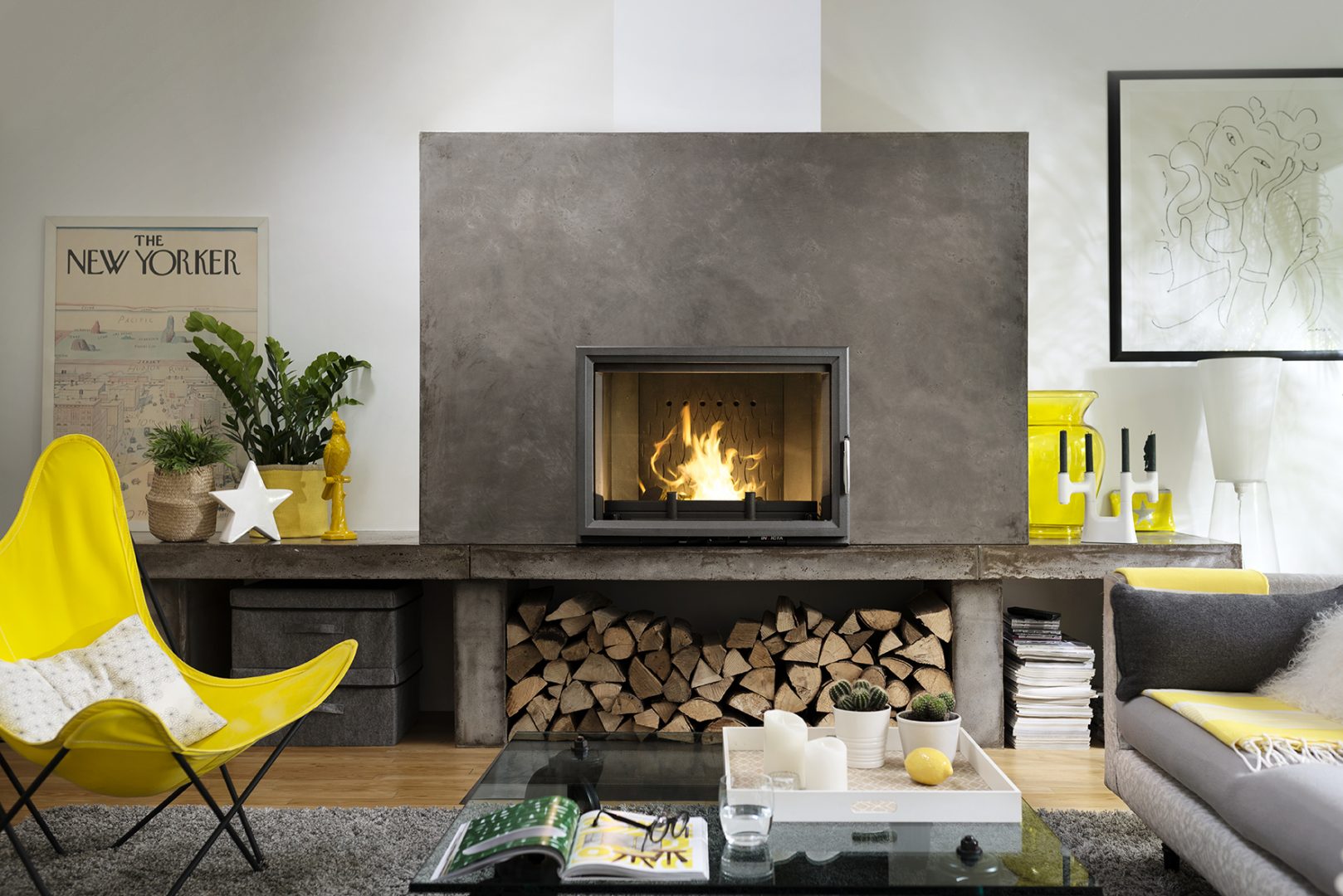 800 Panoramic Glass with Damper Fireplaces & inserts