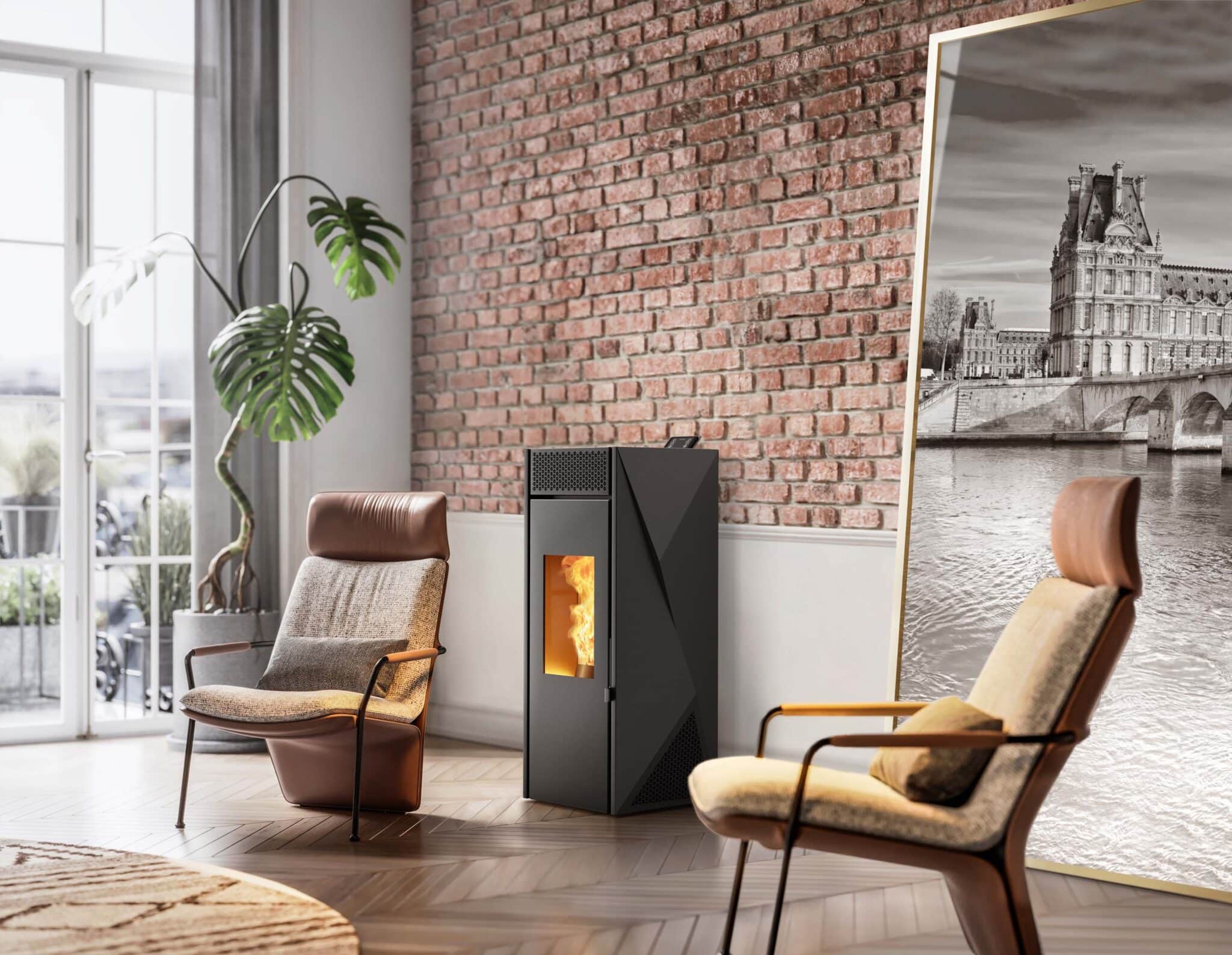 MIRA 10 Wi-Fi Pellet Stove Pellet stoves
