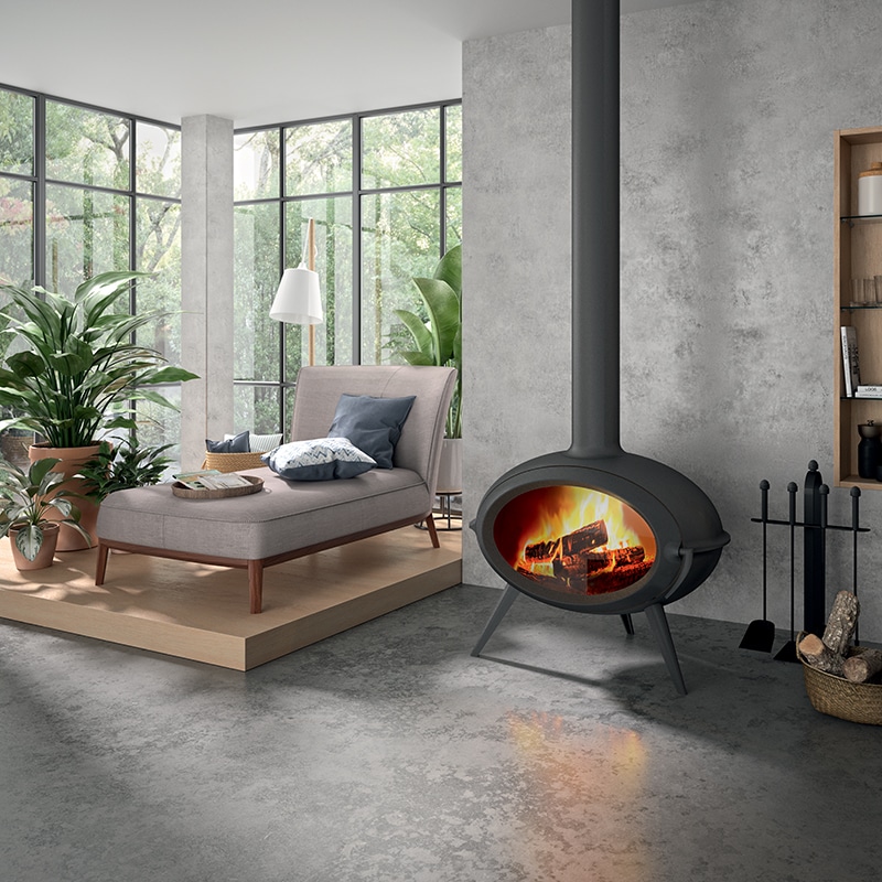 Brio Cast Iron Stove - Direct Air Supply Wood stoves