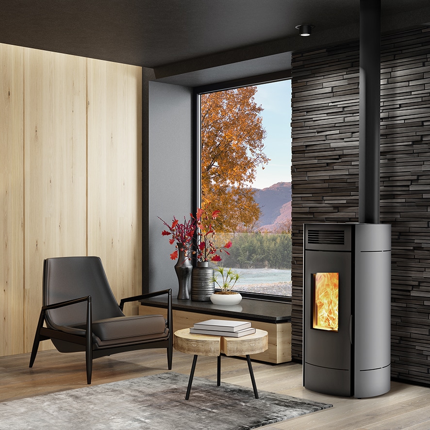 Airtight pellet stove Lodi 6 - concentric Wi-Fi Pellet stoves