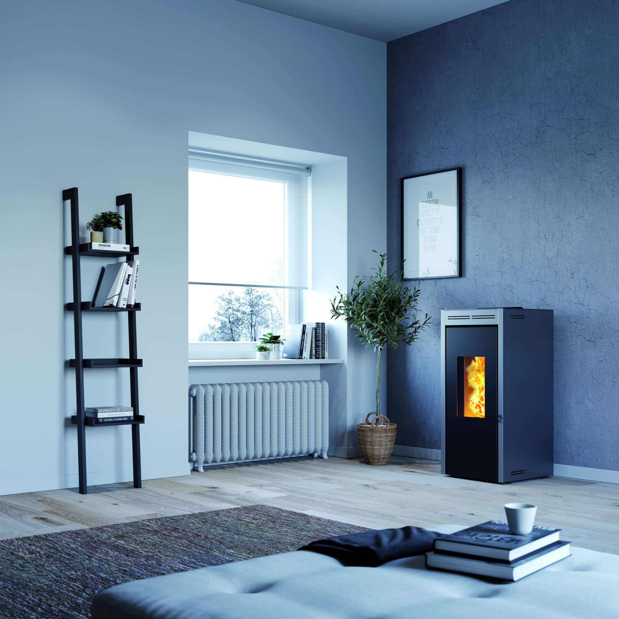 Teramo Plus Hydro Airtight pellet stove Pellet stoves