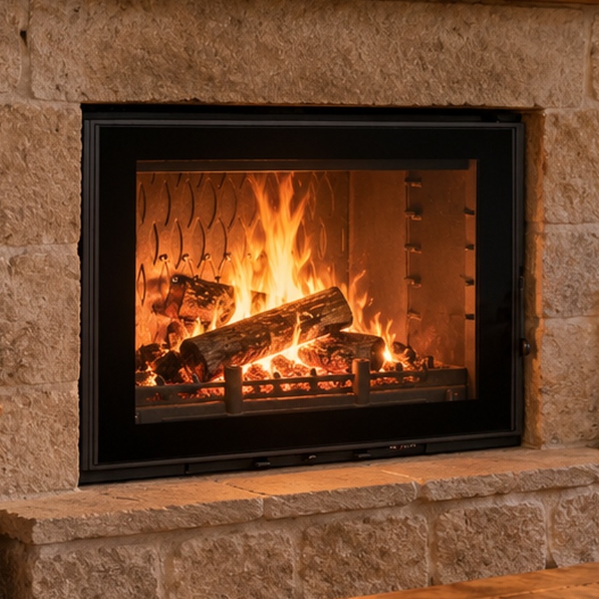 800 Grand Angle with damper Fireplaces & inserts